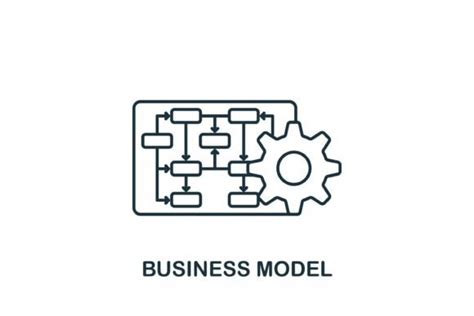 Business Model Icon Graphic By Aimagenarium · Creative Fabrica