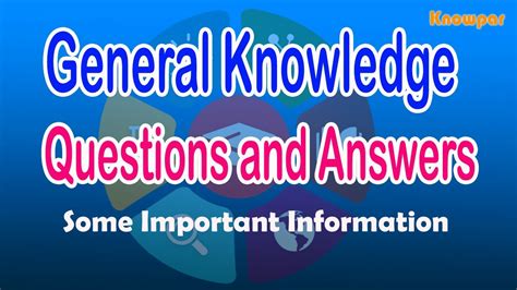 General Knowledge Questions With Answers ।। General Knowledge Video