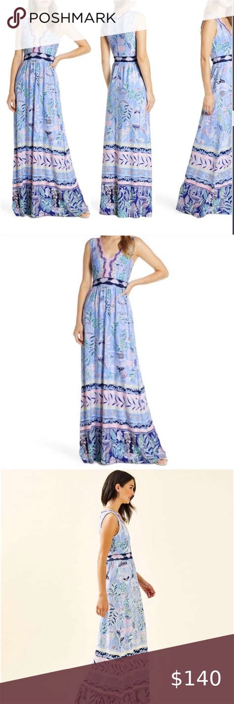 Lilly Pulitzer McKinley Maxi Dress NWT Strapless Peplum Dress Beach