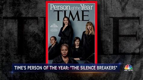 ‘the Silence Breakers Are Time Magazines 2017 Person Of The Year