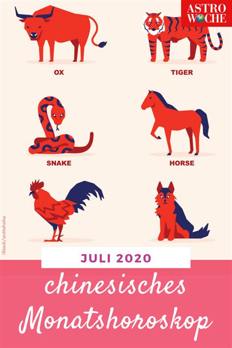 Chinesisches Monatshoroskop für Juli 2020 Monatshoroskop Horoskop