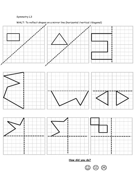 Symmetry L Worksheet