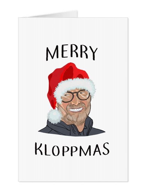 Liverpool Fc Jurgen Klopp Merry Kloppmas Christmas Card Yocrackers Yo Crackers