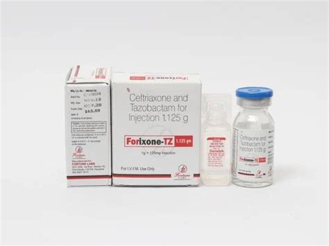 Ceftriaxone Tazobactam Injection 1 125 Mg At Rs 165 Vial In Panchkula