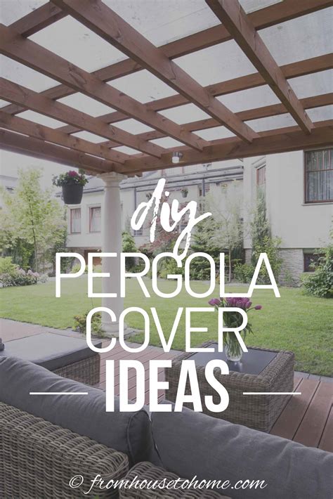 DIY Pergola Cover Ideas: 7 Ways To Protect Your Patio From Sun And Rain