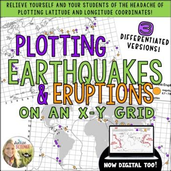 Earthquake Volcanoes Tectonic Plates Plotting Activity By Sunrise Science