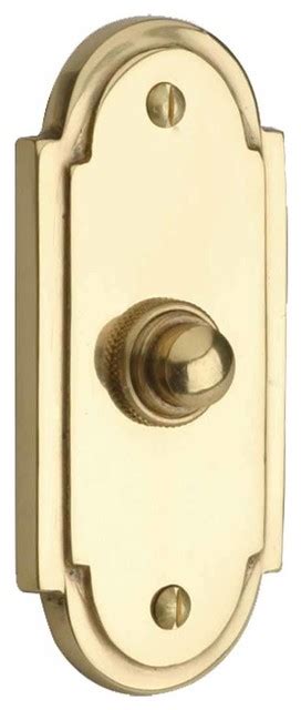 Colonial Brass Door Bell 4 Traditional Push Button Long Lasting Polished Design Contemporary