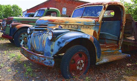 1940s Chevy And General Motors Trucks Photograph by Daniel Hagerman