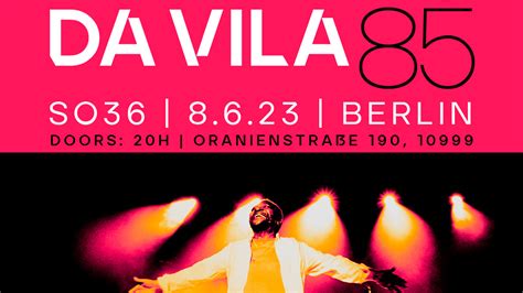 Tickets für MARTINHO DA VILA jetzt direkt im offiziellen SO36 Shop kaufen