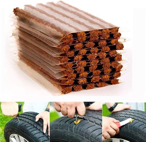 Generic X Tubeless Tyre Puncture Repair Strips Plugs For Car