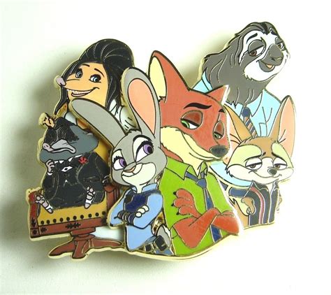 9929 - Zootopia - Character Clusters - Walt Disney Imagineering Disney Pin