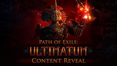 Path Of Exile Ultimatum Content Reveal Youtube