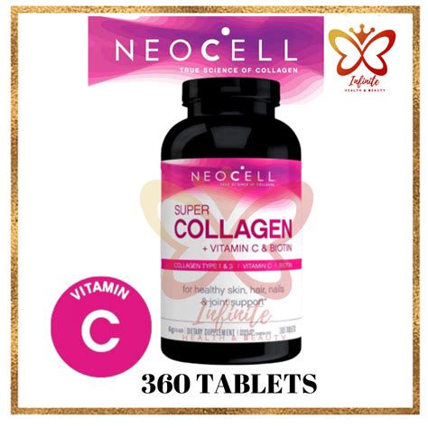 Neocell Super Collagen C With Biotin G Tablets Collagen Type