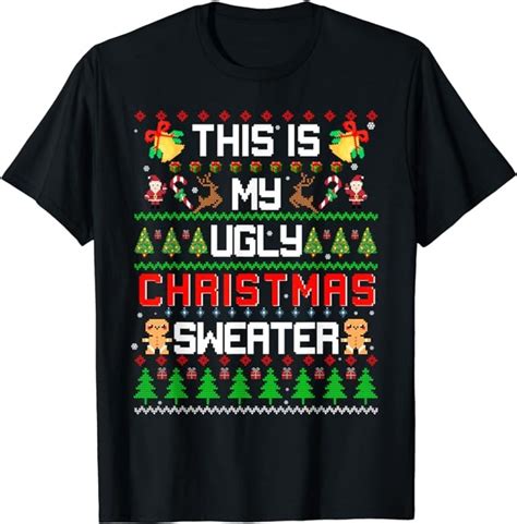 This Is My Ugly Sweater Funny Christmas T Shirt Buy T Shirt Designs