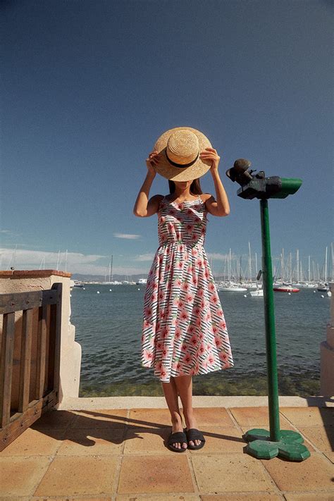 Vestido Verano De Rayas Y Flores Soul Barcelona