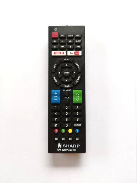 Jual REMOT REMOTE SMART TV LED SHARP AQUOS ANDROID GB234WJSA ORIGINAL