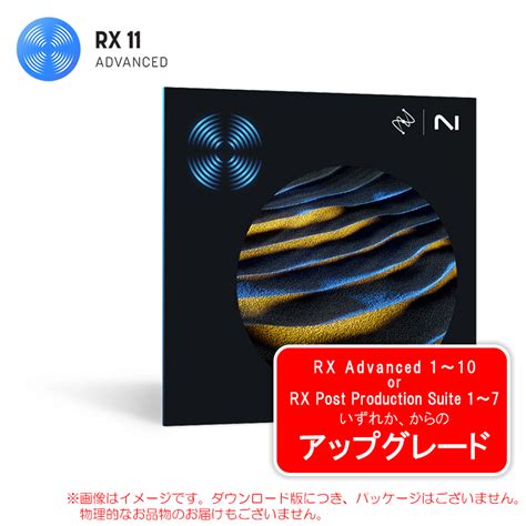 IZOTOPE RX 11 ADVANCED UPGRADE RX ADVANCED RX PPS ダウンロード版 サンフォニックス