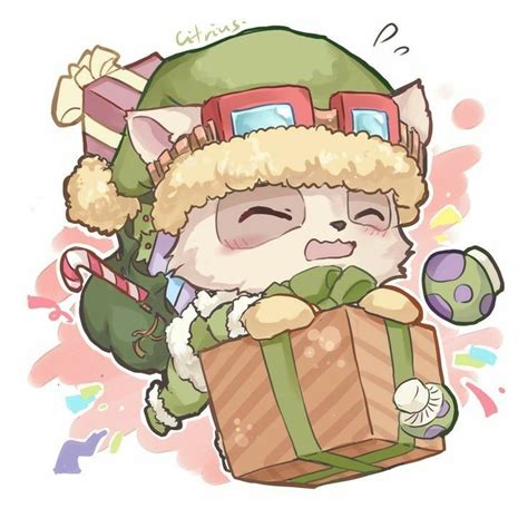 Pin De Liz Kurumu En Navidad Dibujos Teemo League Of Legends Dibujos