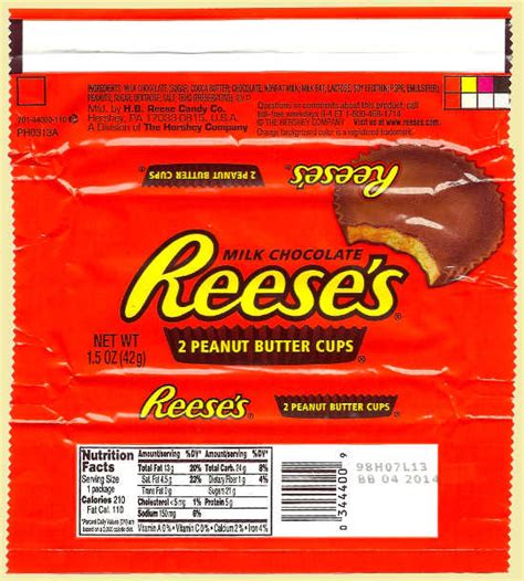 Reese S 1 Pound Cup Nutrition Facts - Nutrition Ftempo