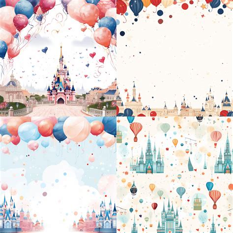 Free Scrapbook Paper - Disney Parade by TemporalStasisAdopts on DeviantArt