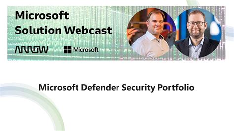 Microsoft Defender Security Portfolio Youtube