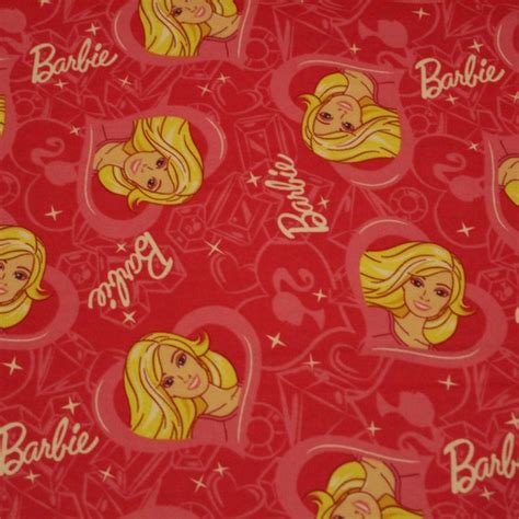 Barbie Fabric By The Yard Etsy