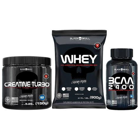 Whey Protein Black Skull Whey Turbo Casas Bahia