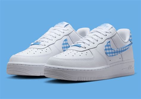 Nike Air Force 1 Low Gingham Plaiduniversity Blue Dz2784 100