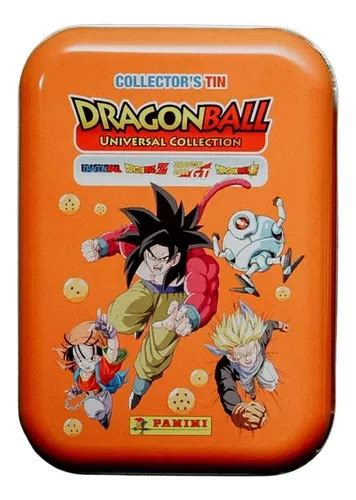 Dragón Ball Universal Lata Naranja 2 Sobres Panini Envío gratis