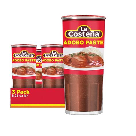 Amazon La Coste A Adobo Paste Oz Jar Pack Grocery