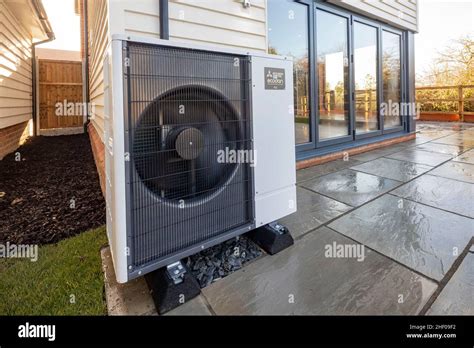 Mitsubishi Electric Ecodan R Air Source Heat Pump Stock Photo Alamy