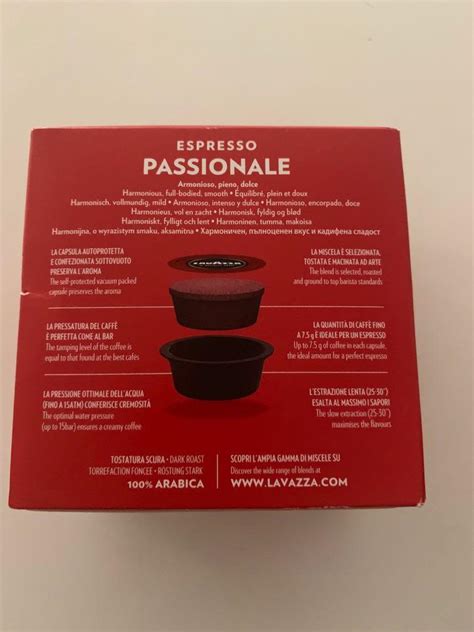 Lavazza Capsule Espresso Passionale Modo Mio Food Drinks