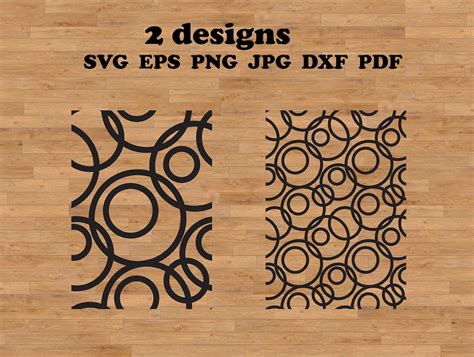 Geometric Background Svg Background Circles Seamless Pattern