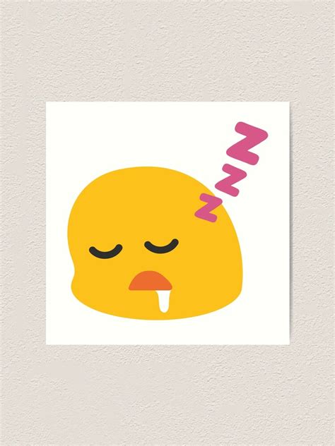 "EMOJI ZZZ" Art Print for Sale by BenO81 | Redbubble