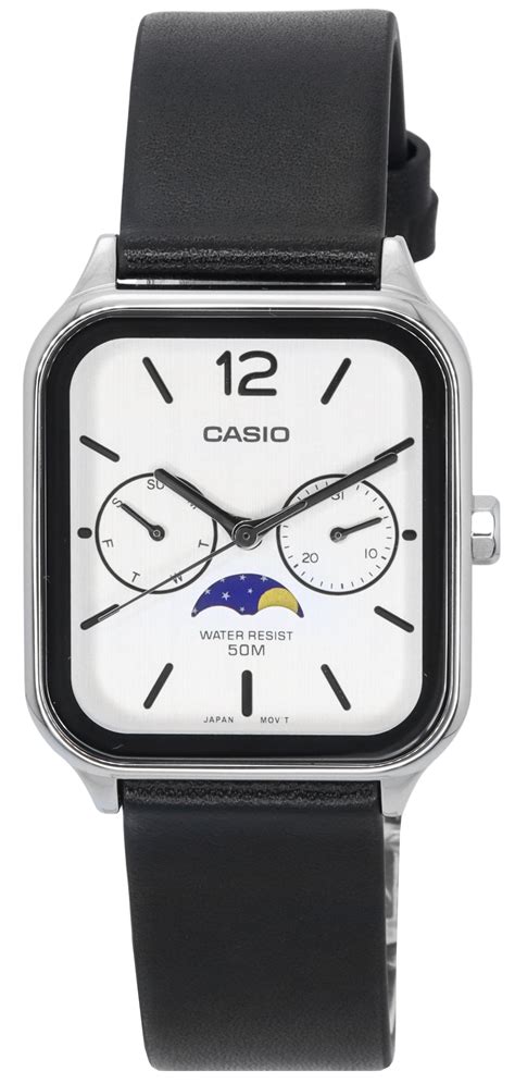 Ng H Casio Standard Analog Moon Phase D Y Da M T S M U Tr Ng Th Ch