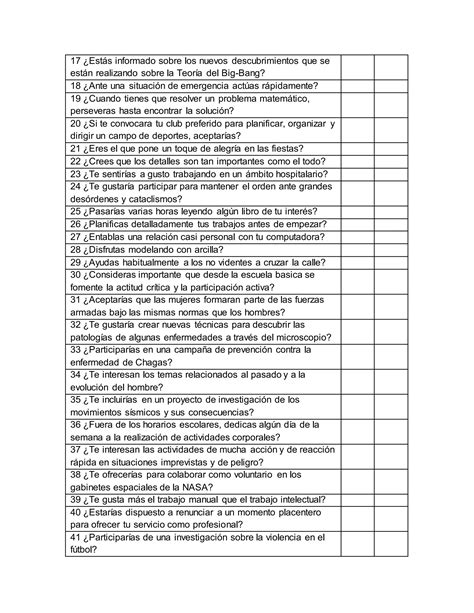 Test De Orientacion Vocacional Pdf