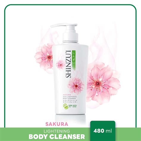 Pump Shinzui Skin Lightening Body Cleanser 480ml BY JustKlik