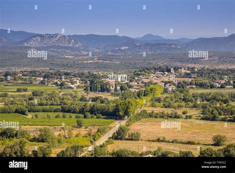 Aerial View Of Saint Hippolyte Du Fort Gateway To Cevennes National