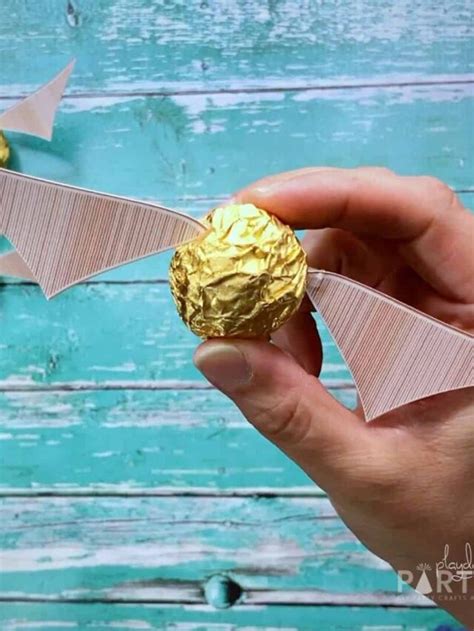 Diy Golden Snitch With Printable Wings Playdates To Parties