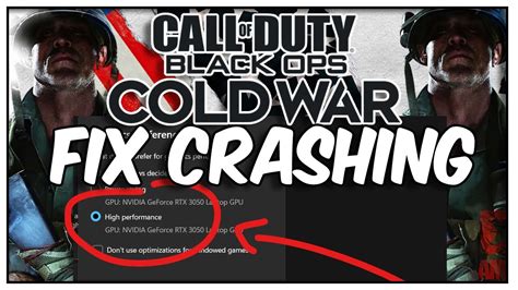 Black Ops Cold War How To Fix Crashing Back Screen In Windows 11 10