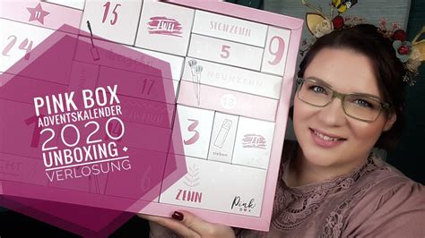 Pink Box Adventskalender 2020 Unboxing aller 24 Türchen Verlosung