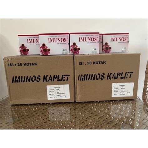 Jual Imunos Daya Tahan Tubuh Multivitamin LAPI Box Isi 20 Kaplet