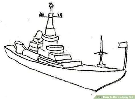 How To Draw A Navy Ship 9 Steps With Pictures Wikihow