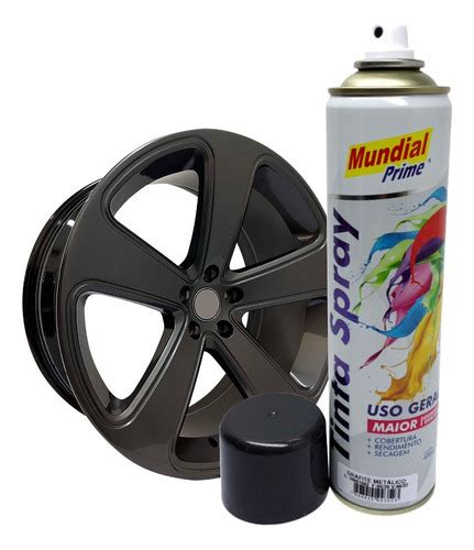 Tinta Spray Grafite Metalico Mundial Prime Ml Auto Pe As Fama