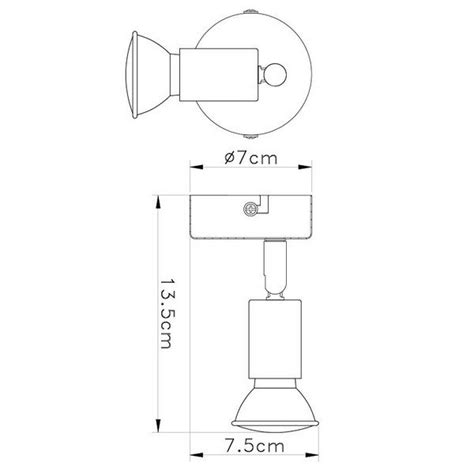 Spot Lampa FG101 1 BK Cormel D O O