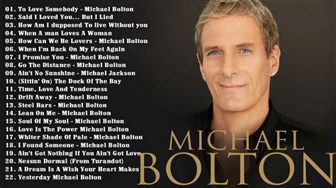 Michael Bolton Greatest Hits Best Songs Of Michael Bolton Nonstop Collection Full Album