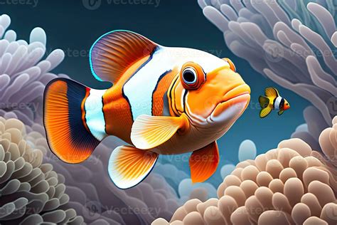 Clownfish fish underwater. 25518551 Stock Photo at Vecteezy