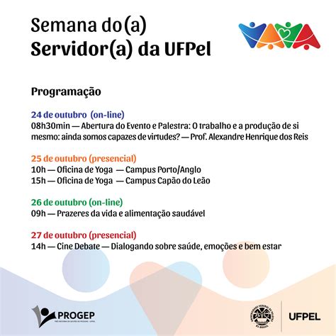 Coordena O De Comunica O Social Ufpel Promove Semana Do Servidor