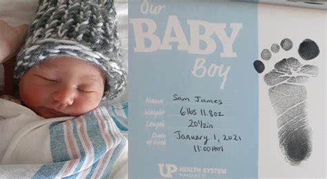 First Baby Born in 2021 | Welcome Sam James!