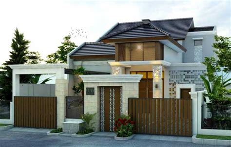 Desain Rumah Bali Minimalis Lantai 1 dan 2